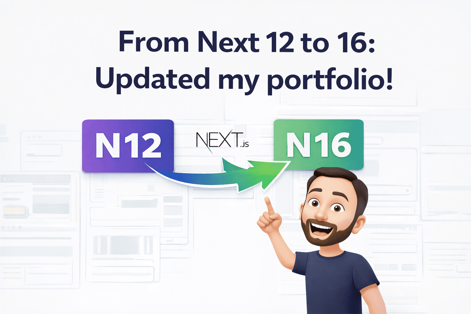 Rebuilding the portfolio: Next.js, Tailwind and a little help from Cursor