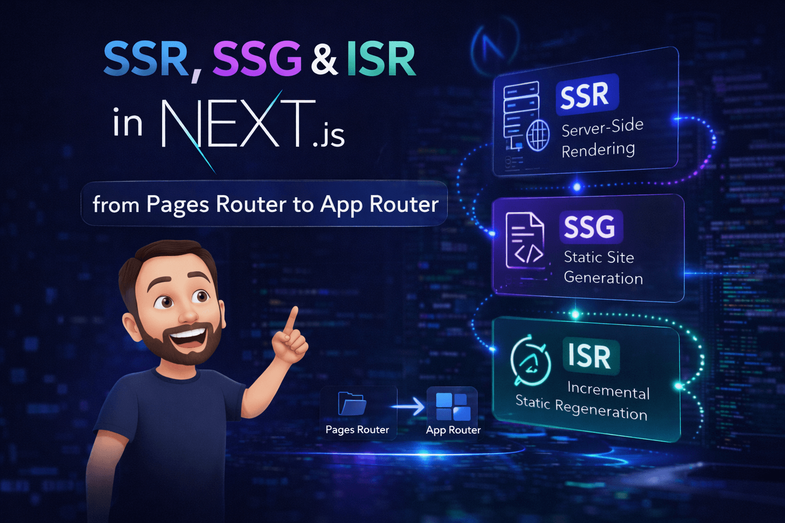 SSR, SSG and ISR in Next.js: from Pages Router to App Router