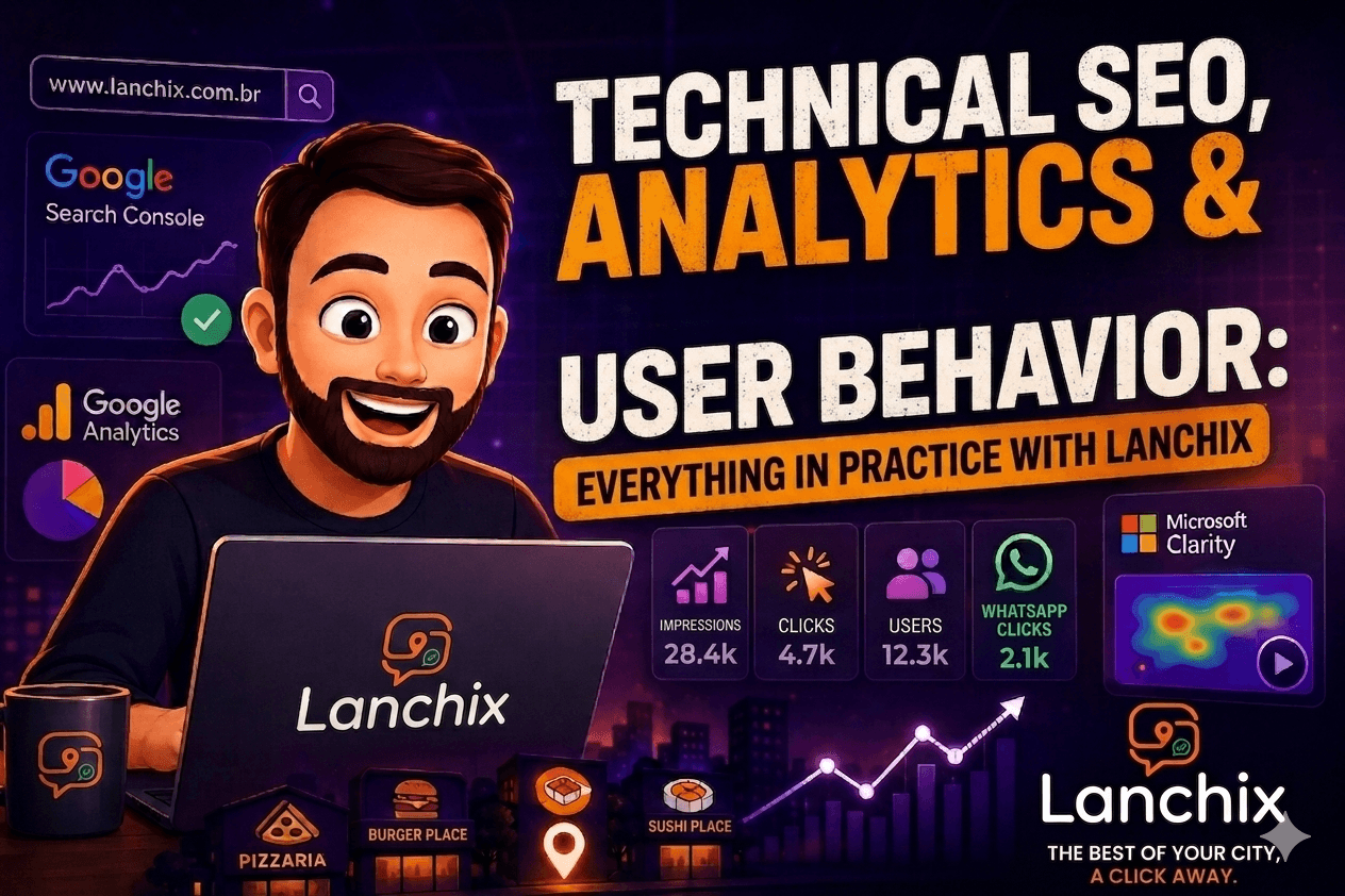 Technical SEO, Analytics and user behavior: putting it into practice with Lanchix